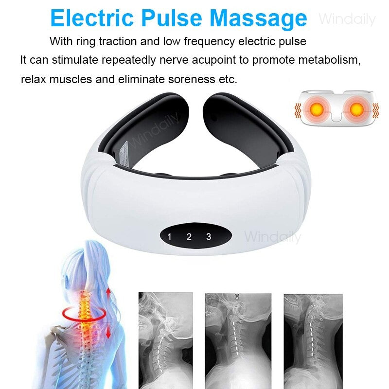 Heated Neck Pain Relief Massager